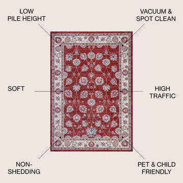 Modern Persian Vintage Moroccan Traditional Area Rug